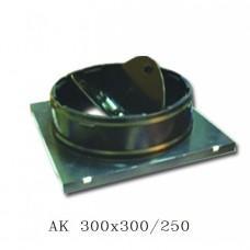 Пластиковый адаптер с клапаном расхода воздуха Airone АК 300х300/200